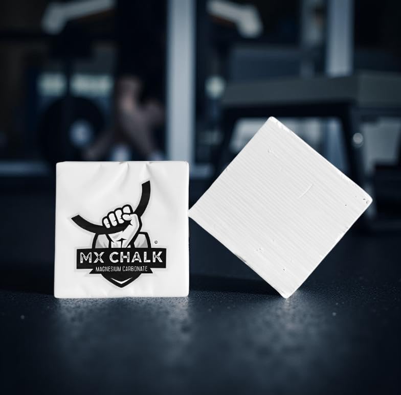 Mx Chalk طباشير إم إكس، كتلة وزن 2 أونصة من الطباشير، طباشير رياضي، كربونات المغنيسيوم، جمباز، رفع الأثقال، تسلق الصخور، كروس فيت - Image 2